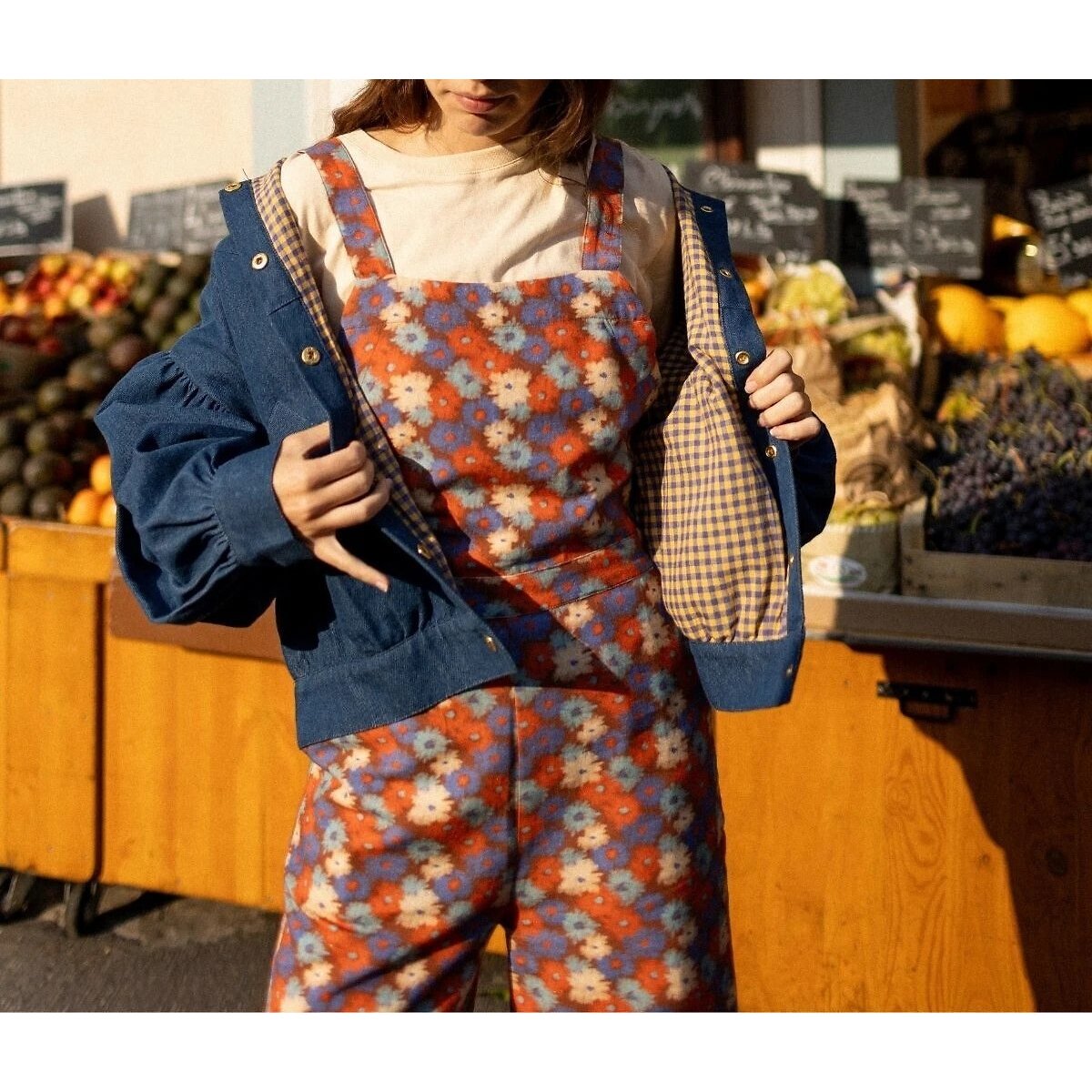Peto con estampado floral, SITARA estampado floral, APACHES COLLECTIONS