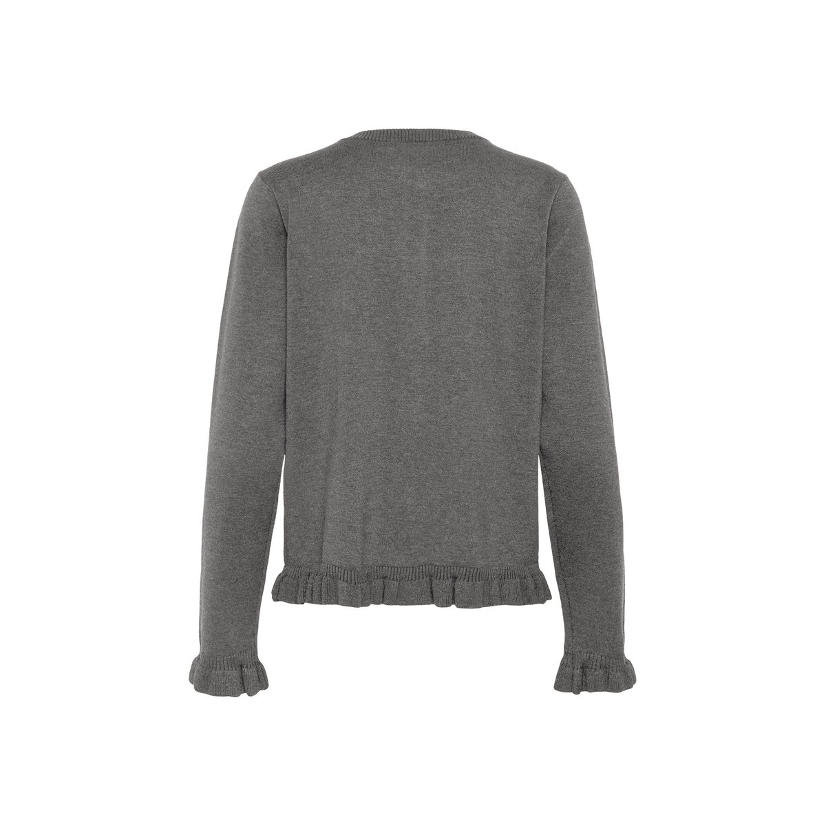 Pullover tricoté gris mid grey melange, CULTURE