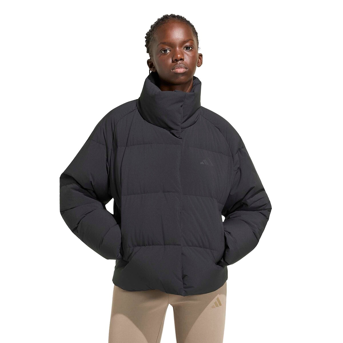 Blusão curto com fecho, especial inverno preto , ADIDAS SPORTSWEAR