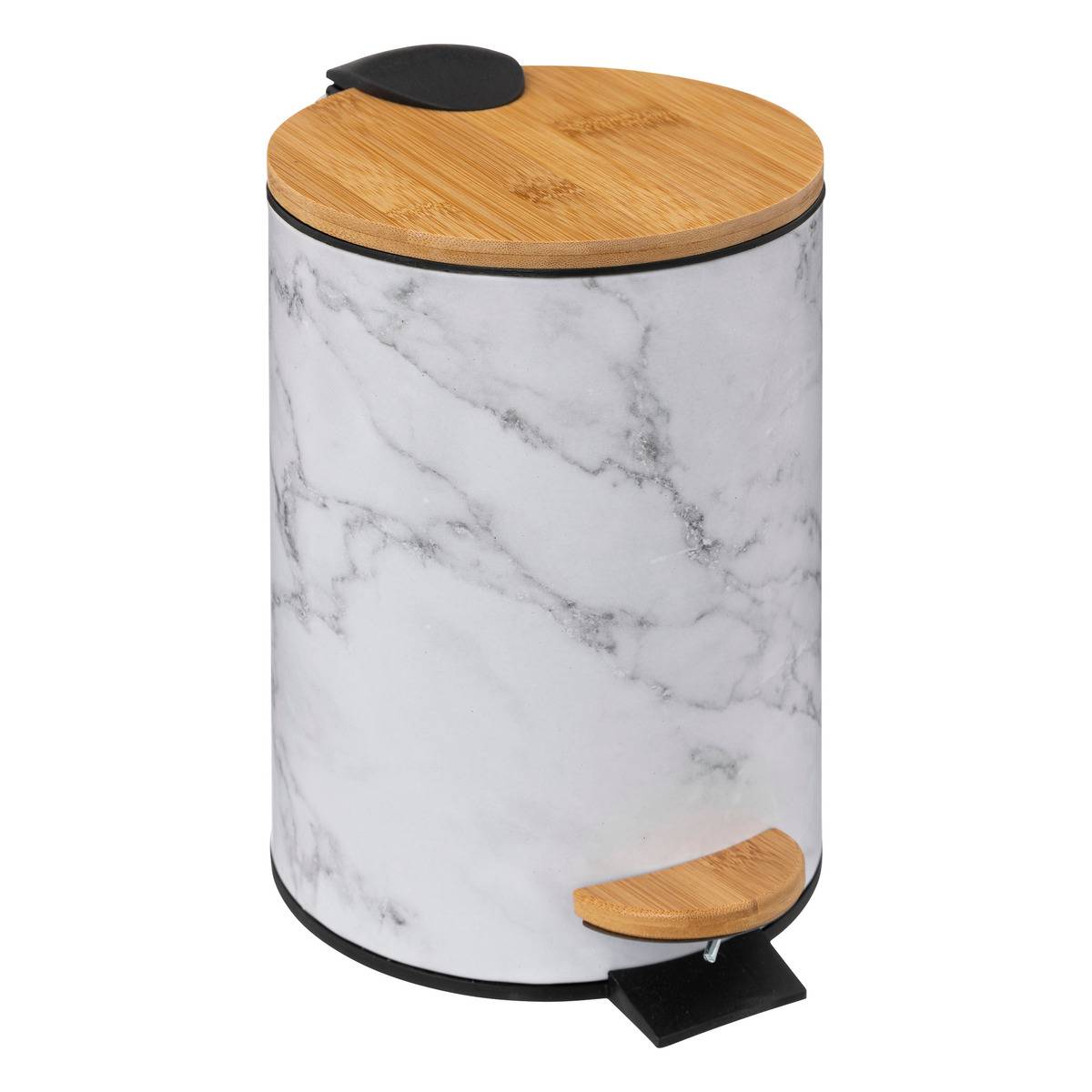 Poubelle salle de bain 3L LEA blanc, 5FIVE SIMPLY SMART