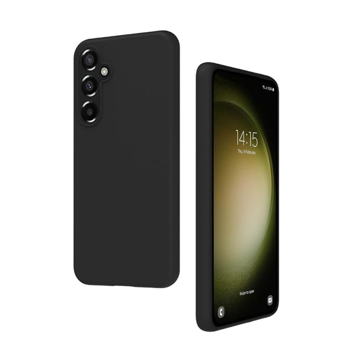 Coque Galaxy S23 Fe antichoc + 2 vitres noir, EVETANE