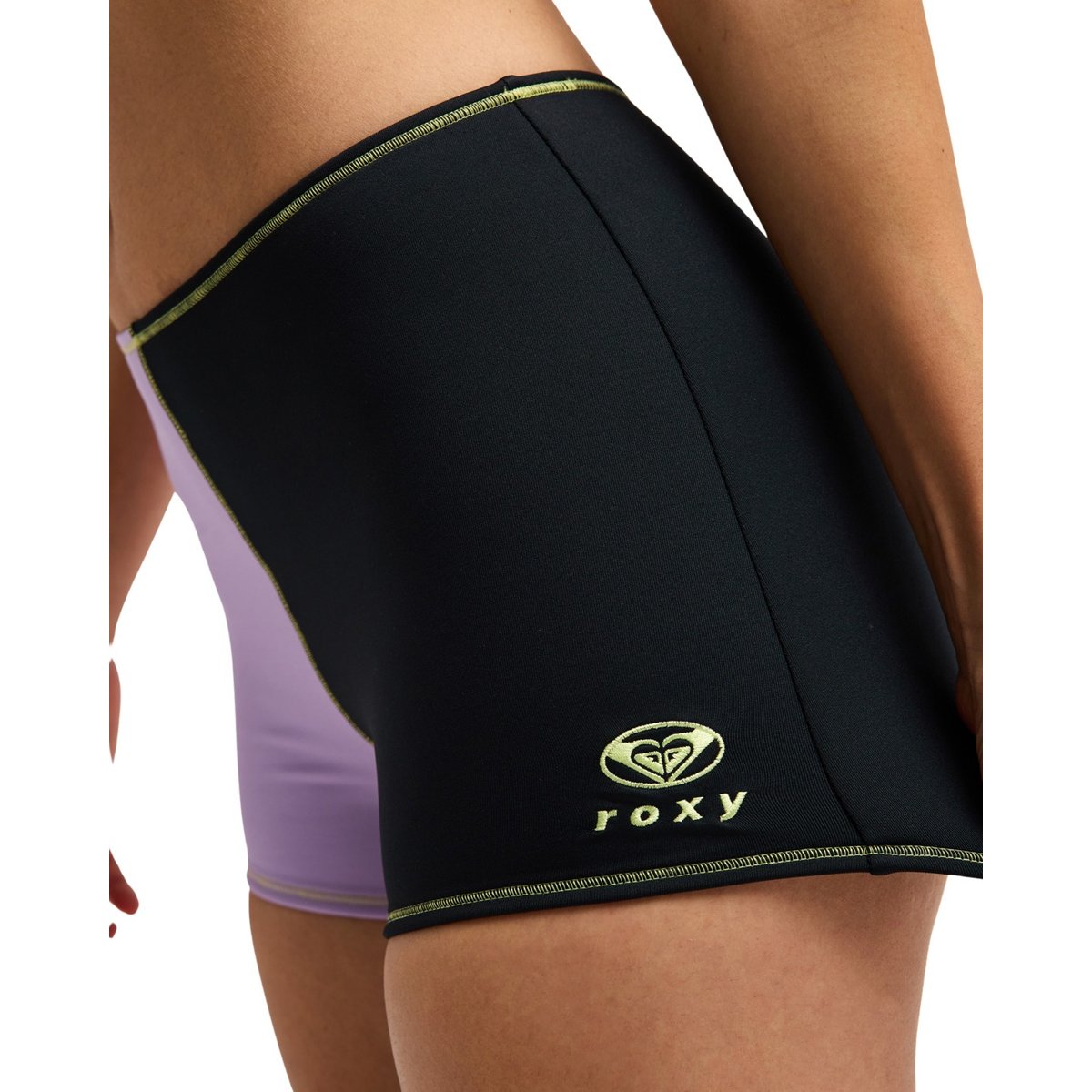 Bas de maillot de bain culotte bikini shorty THE RETRO ESSENTIALS BOYLEG. violet viola, ROXY