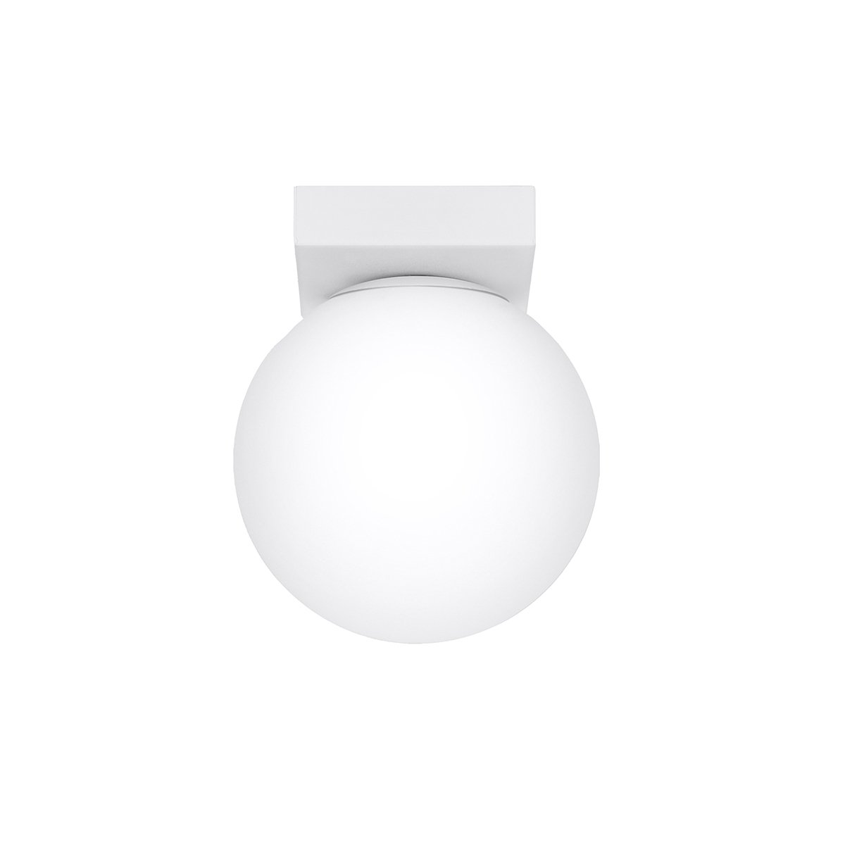 Plafonnier Acier Blanc G9 1 Yoli blanc, EDEN