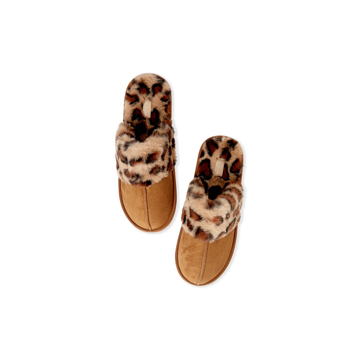 Chaussons mules à motif léopard GALEO blush, ETAM