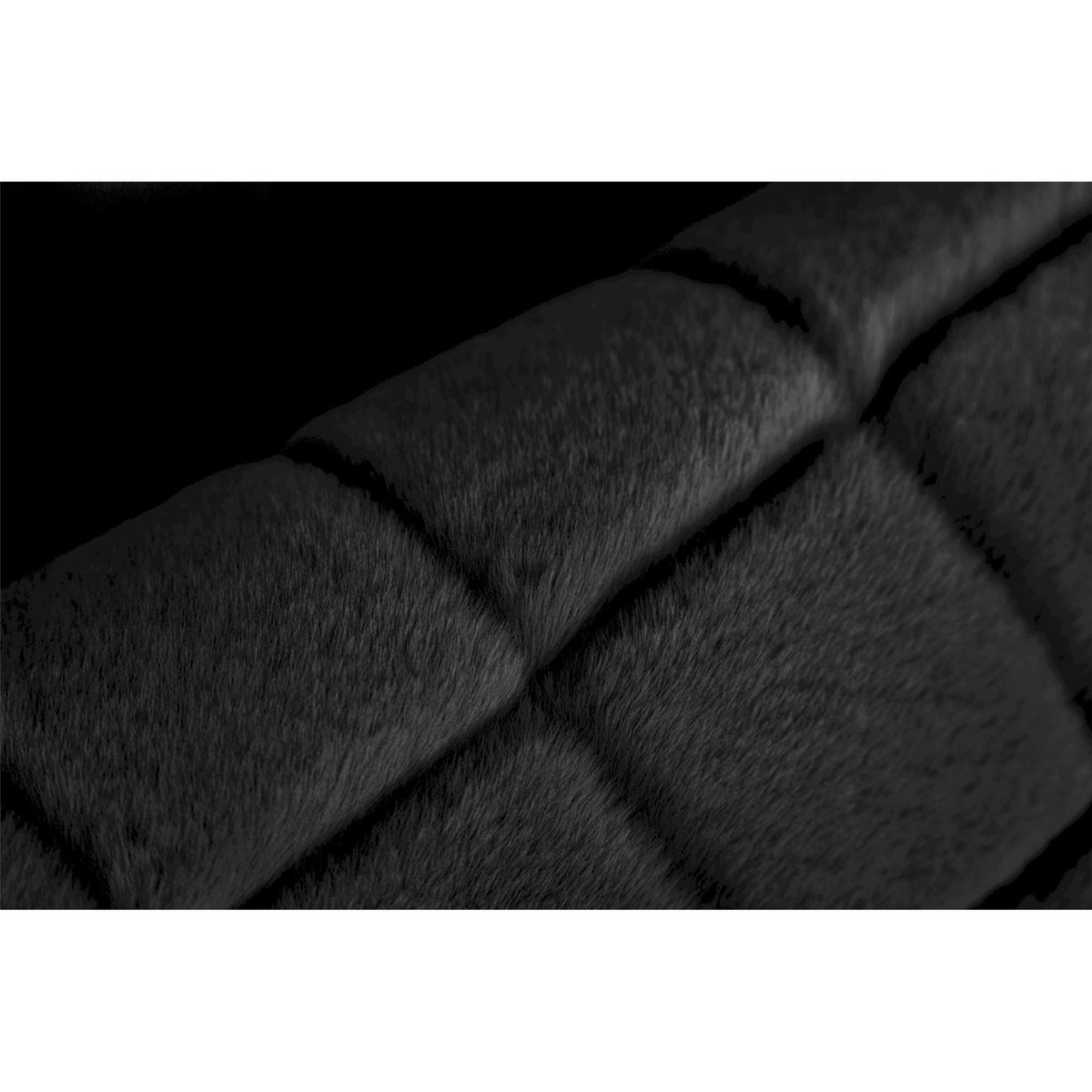 Tapis rectangulaire tufté, Imala noir profond uni, ARTE ESPINA