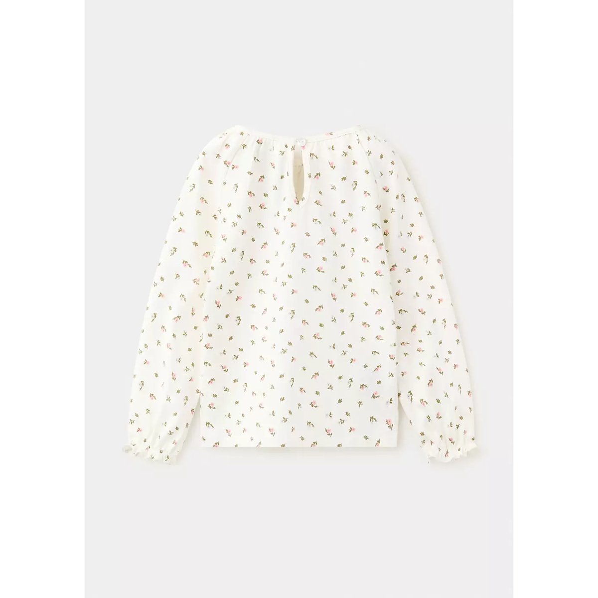 T-shirt coton fleurs sable, MANGO BABY