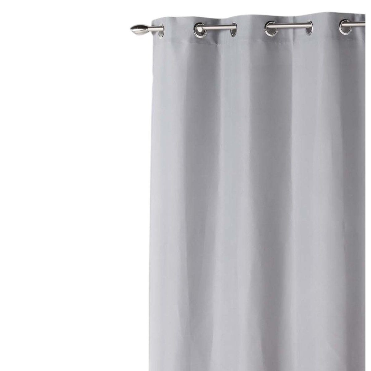 Rideau a oeillets Collection Absolu gris, EDEN