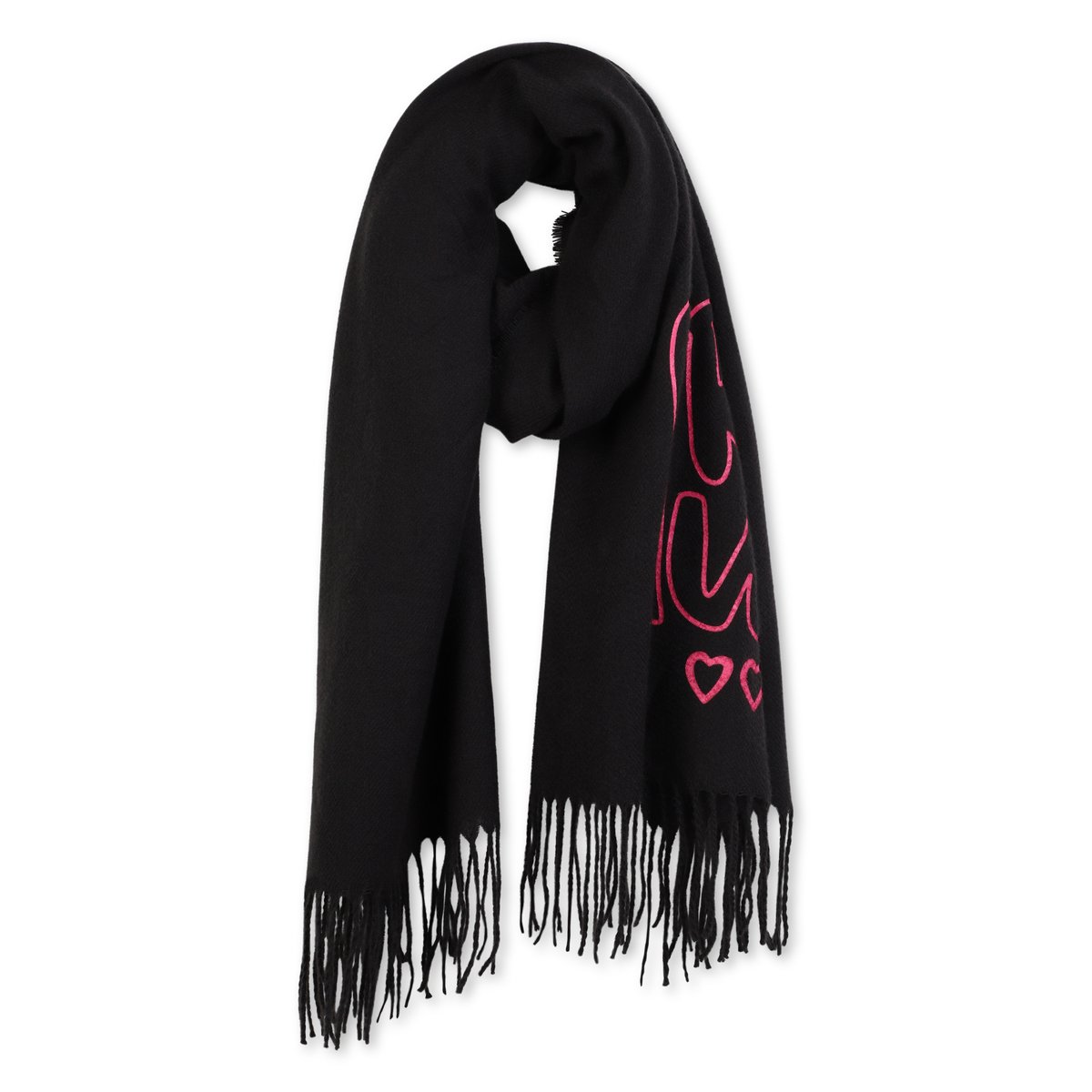 Écharpe dark grey, BILLIEBLUSH