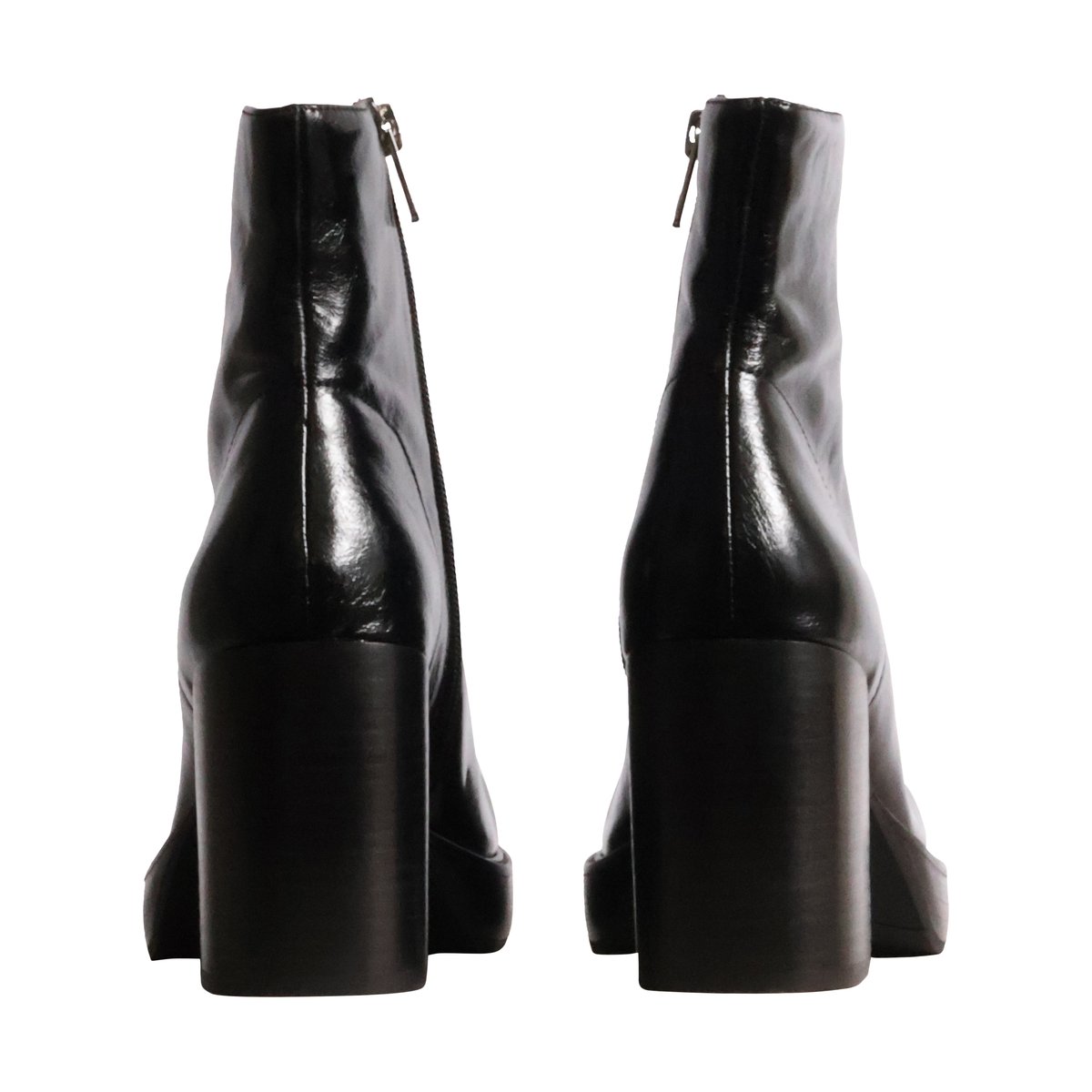 Bottines Cuir Clea noir, EMILIE KARSTON