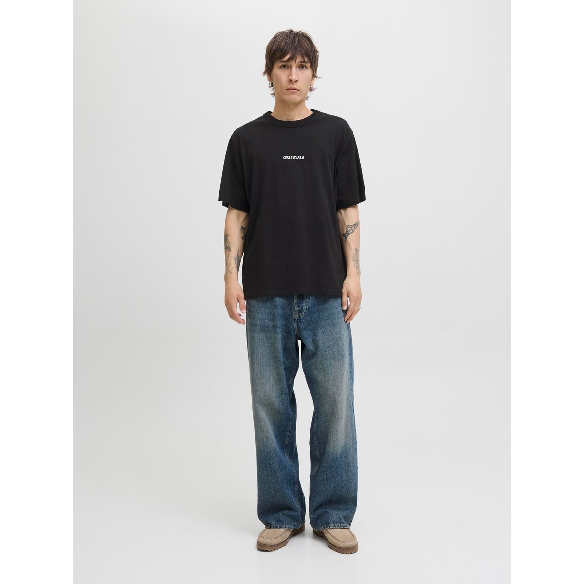 T-Shirt black 1, JACK & JONES