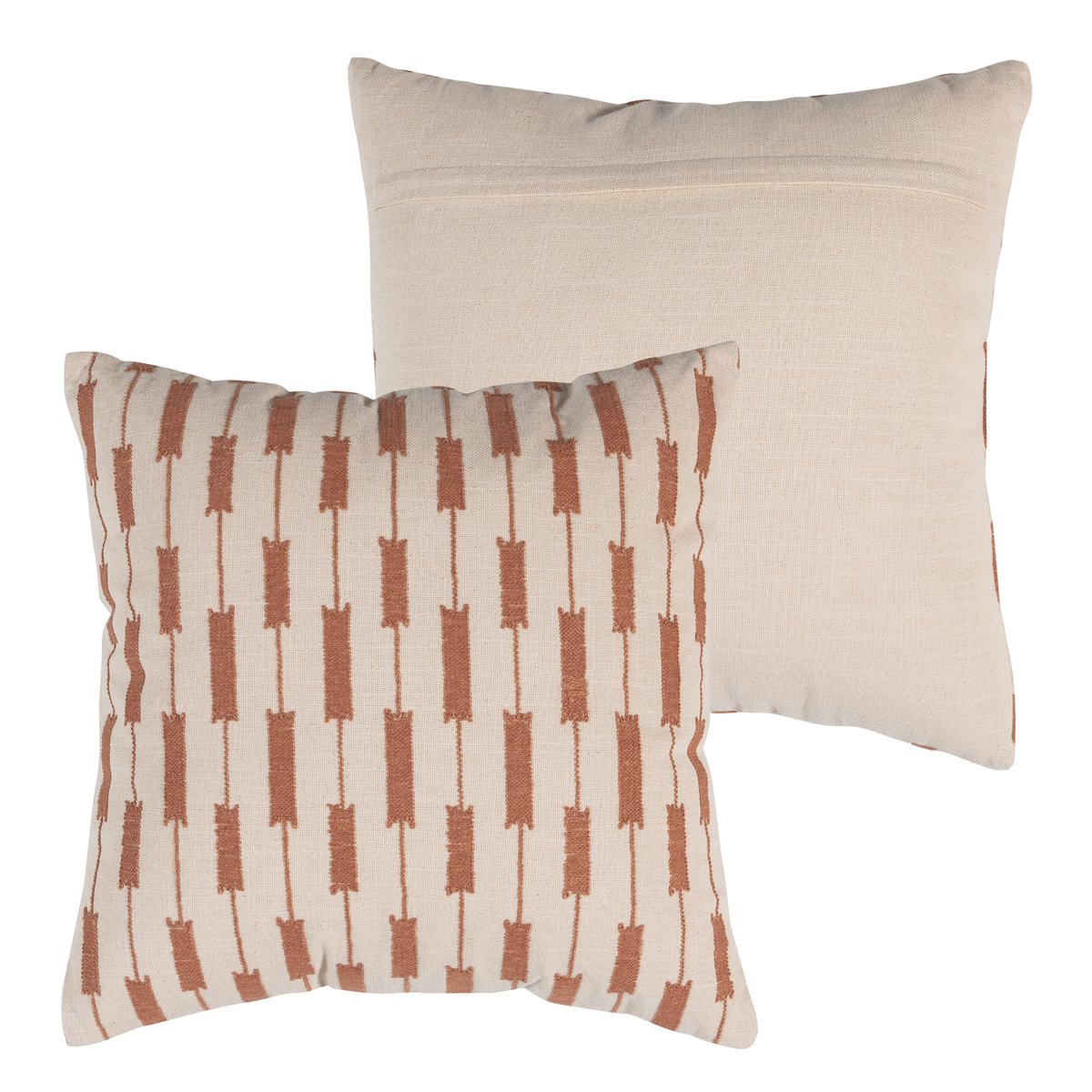 Coussins décoratifs en coton ZENA multicolore, WOOOD