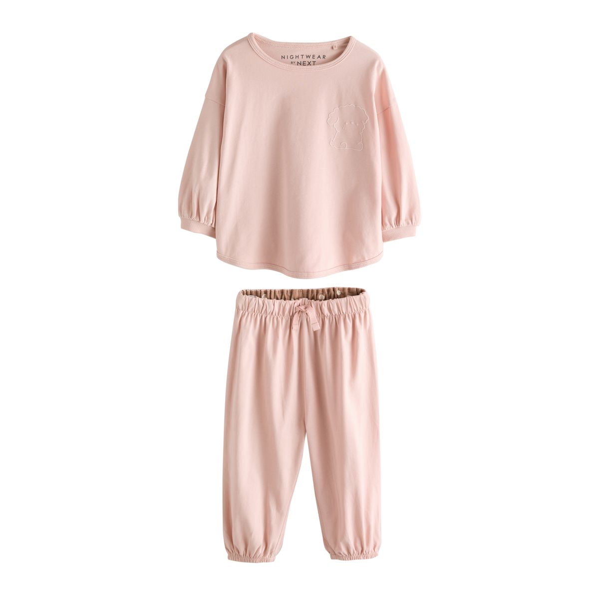 Pyjama style jogging, lot de 3 rose/gris, NEXT
