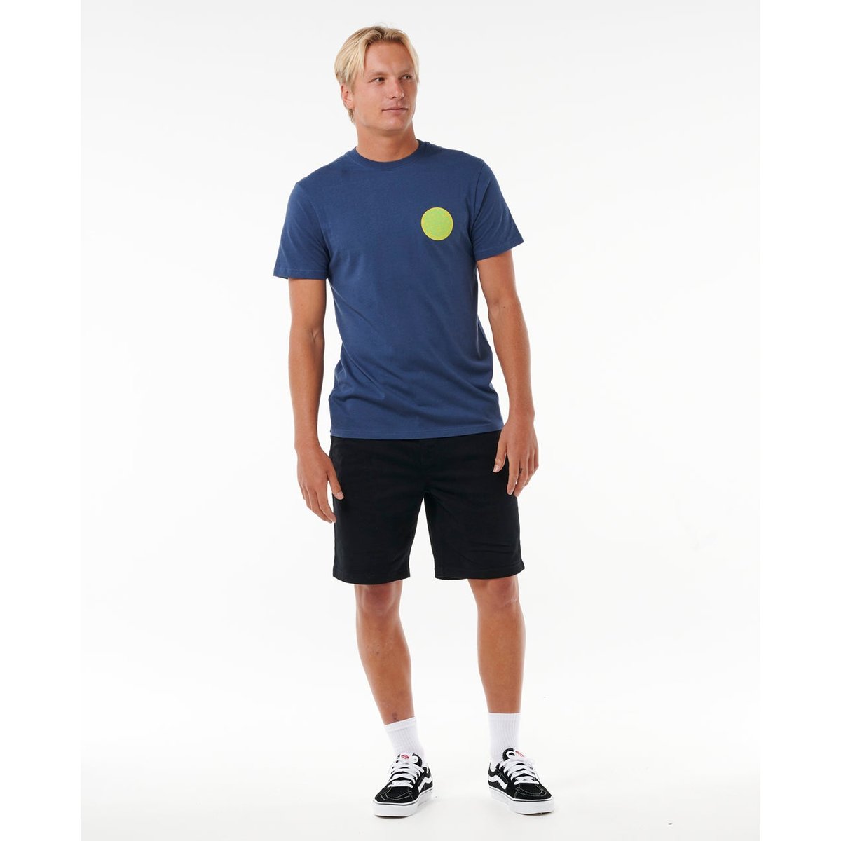 T-shirt à manches courtes WETTIE Passage ICON bleu marine délavé, RIP CURL
