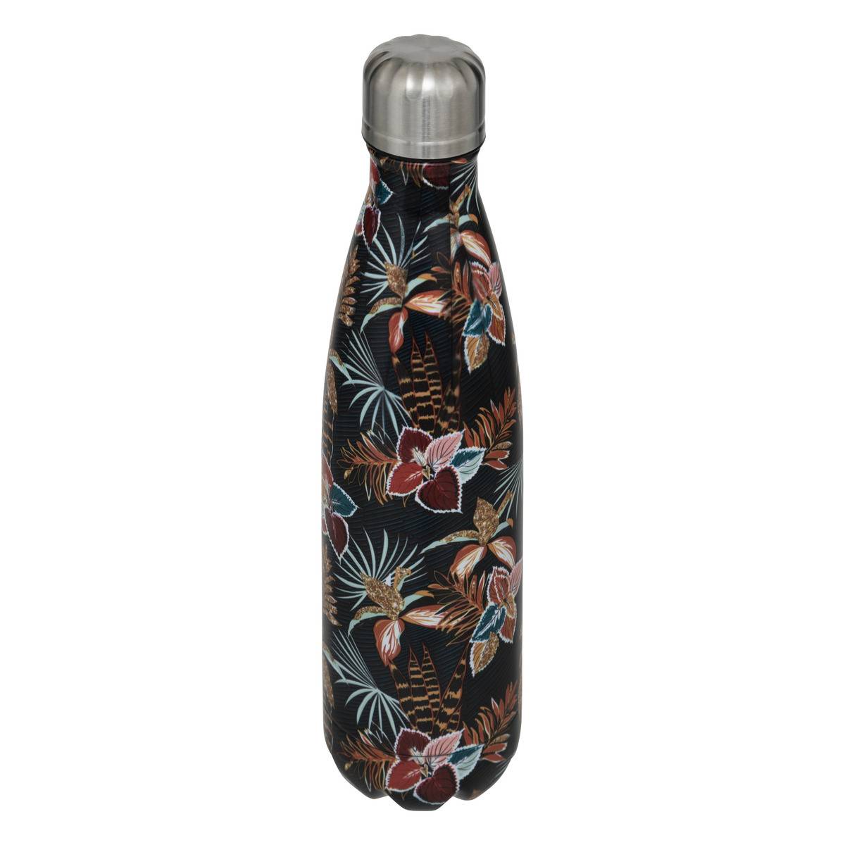 Bouteille isotherme 0,5L design jungle multicolore, 5FIVE SIMPLY SMART