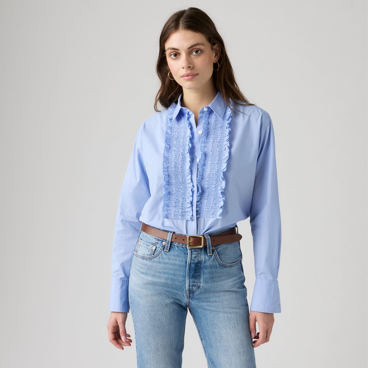 Chemise Harlie Boyfriend Plis Tuxedo bleu - serenity blue, LEVI'S