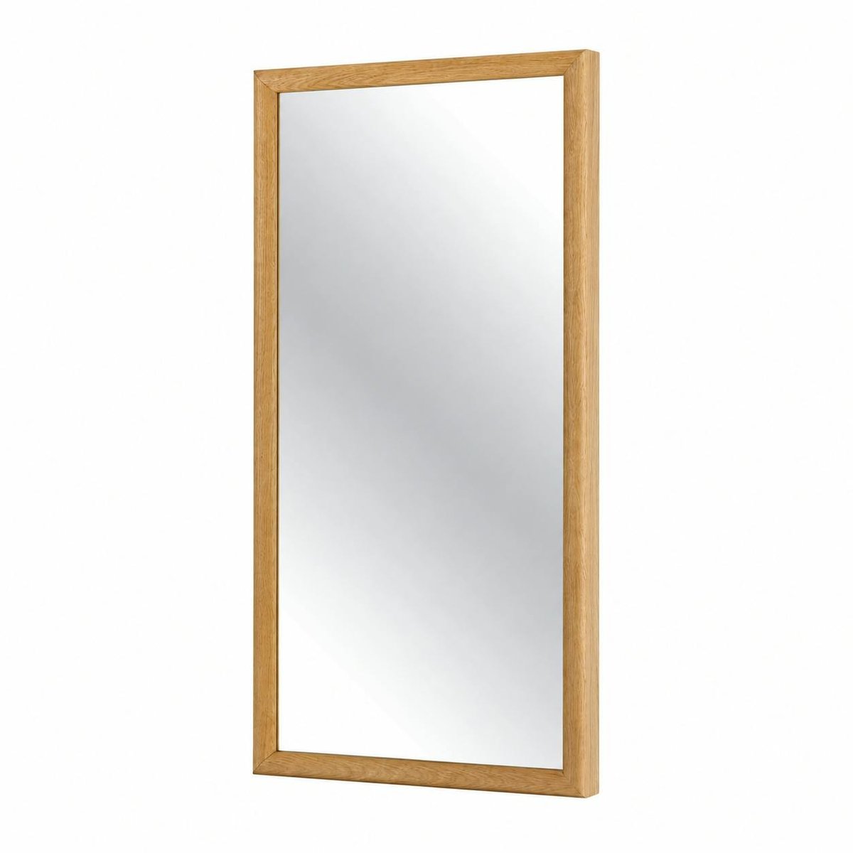 Miroir d'entrée vertical - cadre bois clair 80 cm IENA bois naturel, PIER IMPORT