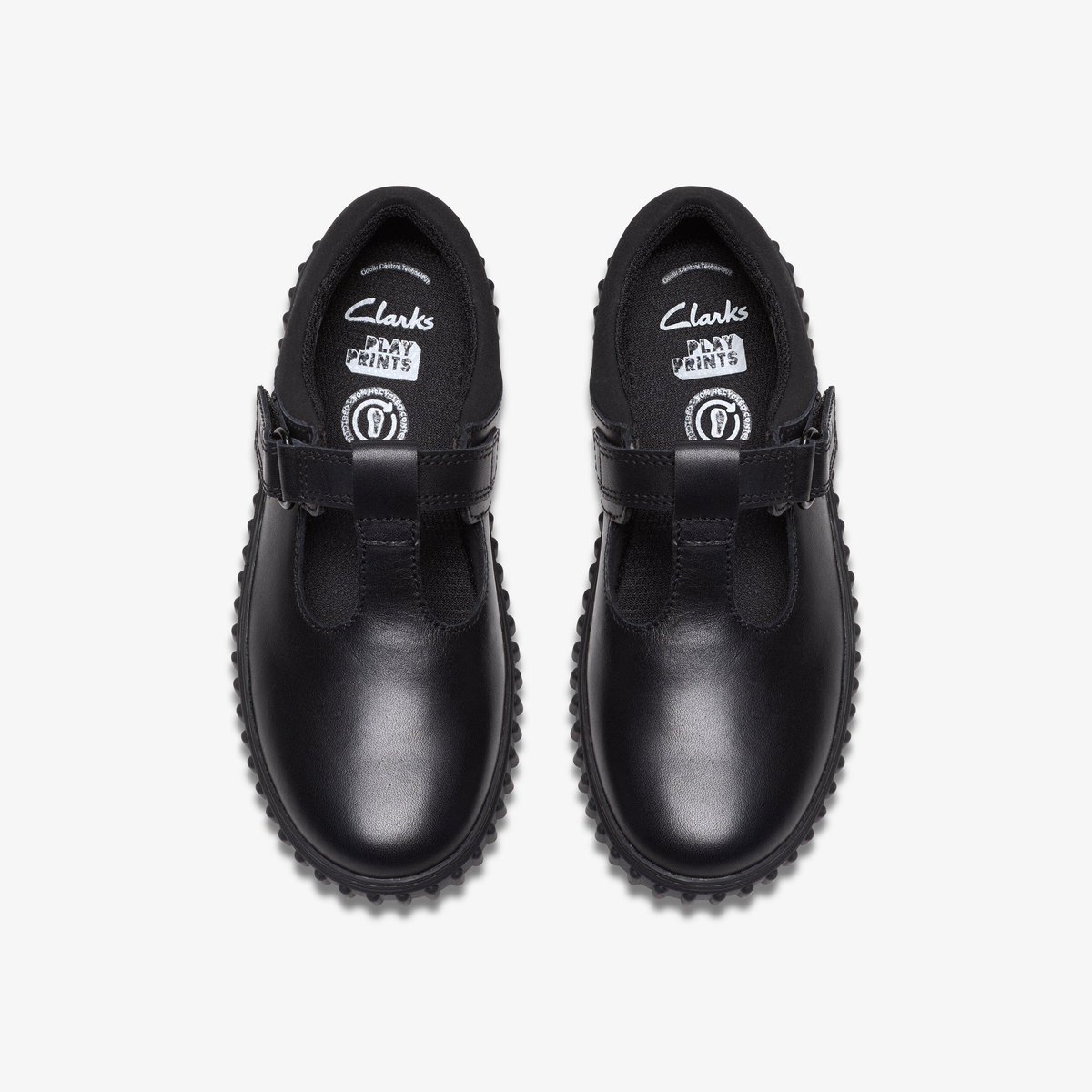 Derbies Cuir Coupe Large COVER HOPE K noir, CLARKS