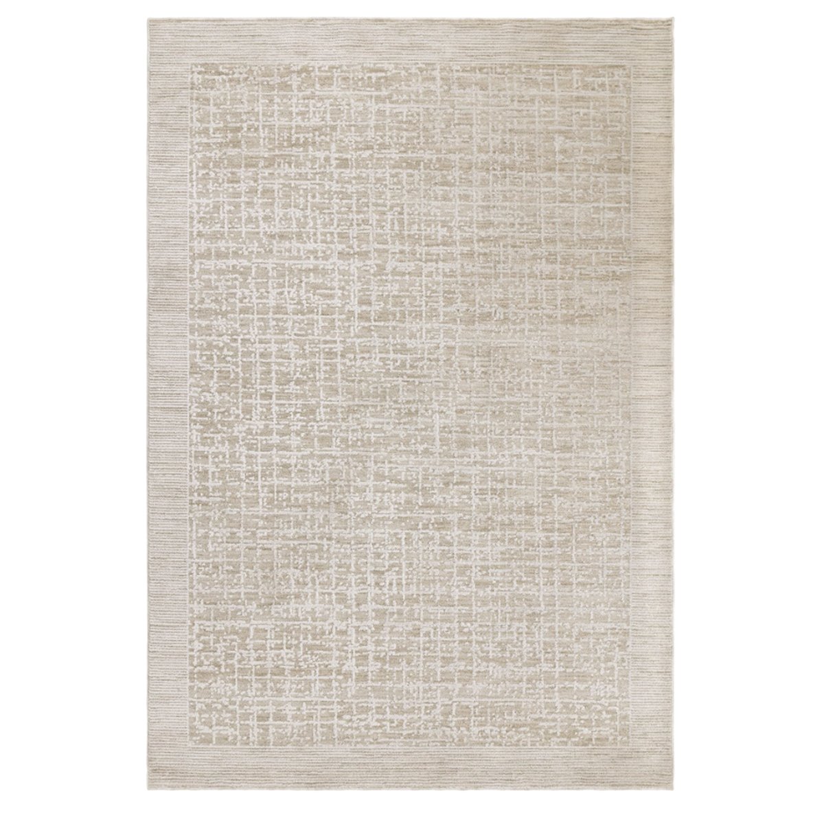 Tapis tissé plat moderne CRISS orange, NOVATREND