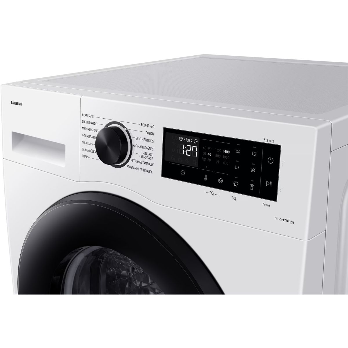 Lave linge hublot WW11DG5B25AE Bespoke AI blanc, SAMSUNG