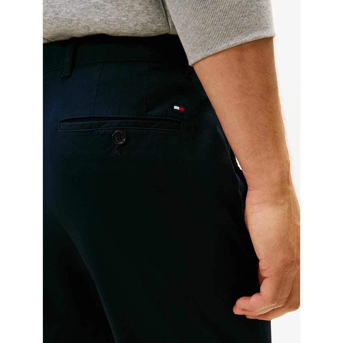 Pantalon Denton twill essentiel bleu marine, TOMMY HILFIGER
