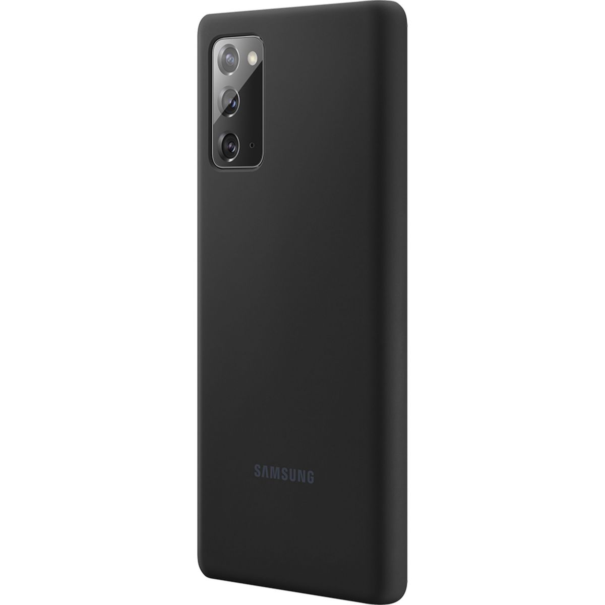 Coque Note 20 Silicone noir noir, SAMSUNG