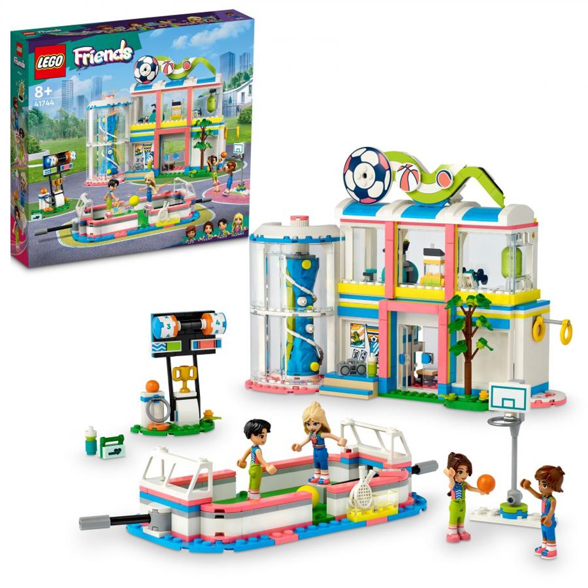 Friends Le centre sportif multicolore, LEGO