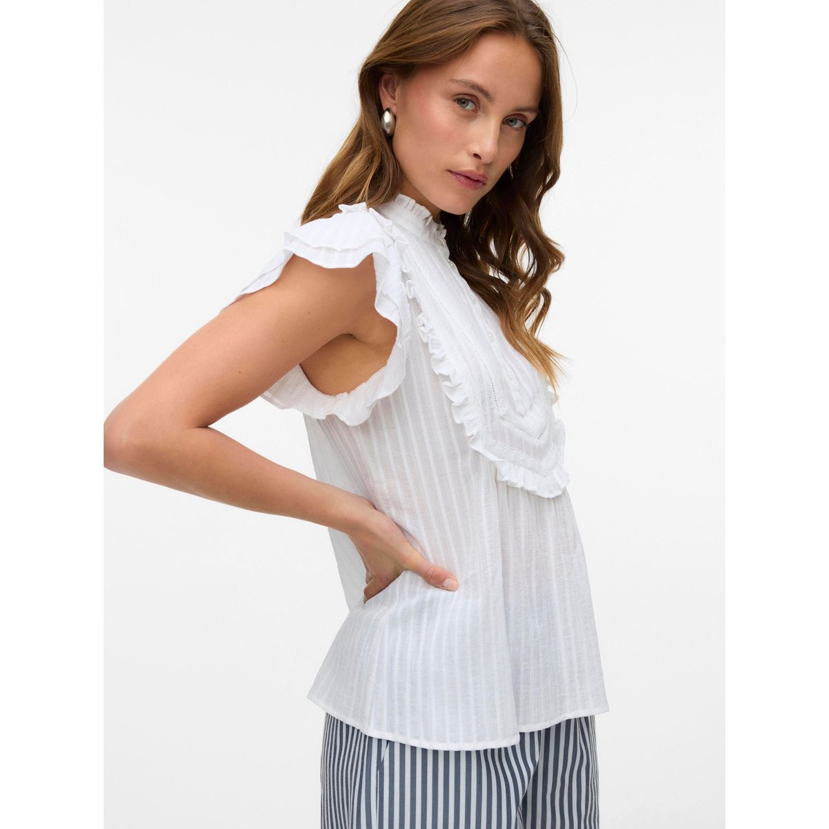 Top bright white 1, VERO MODA