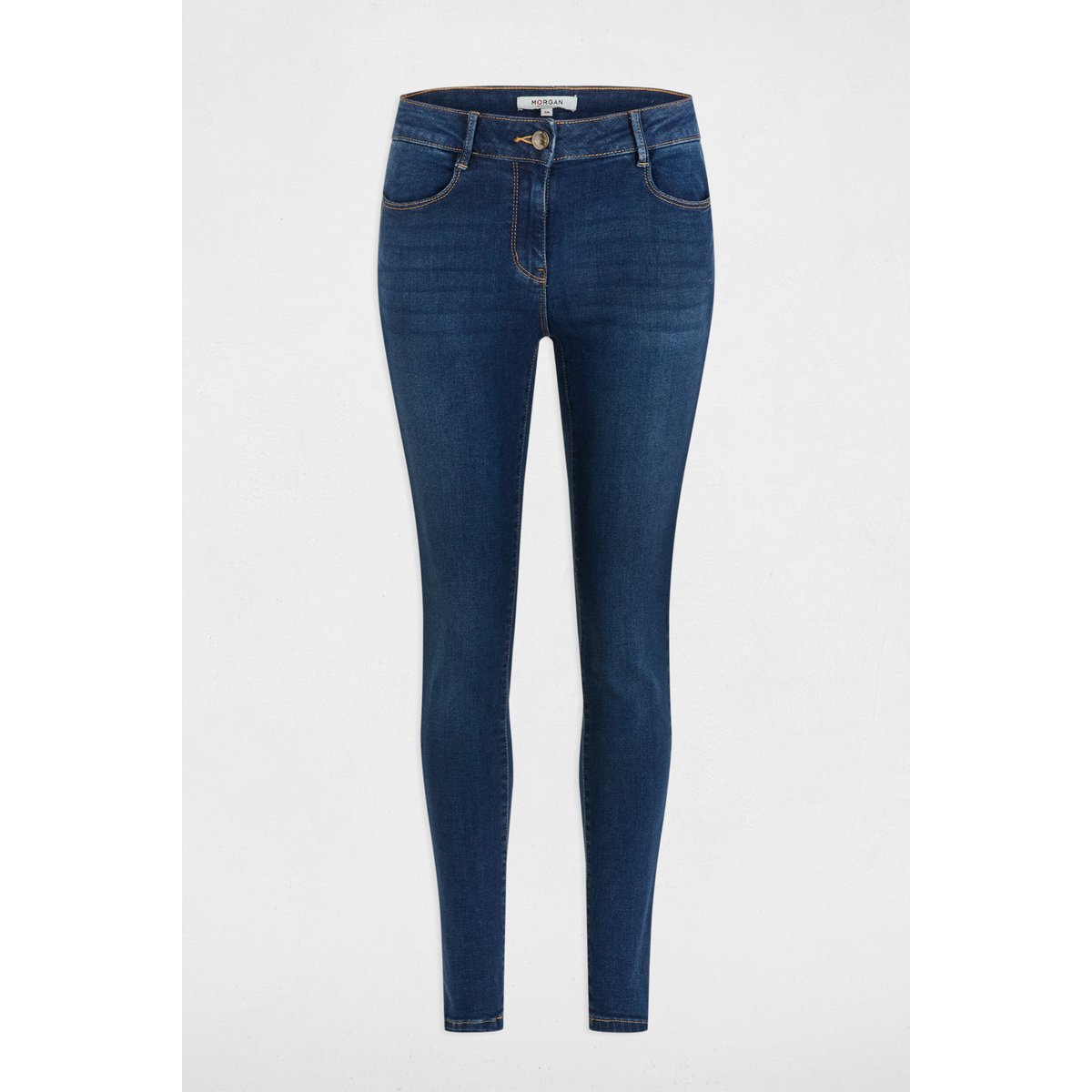 Jeans slim taille standard jean brut, MORGAN