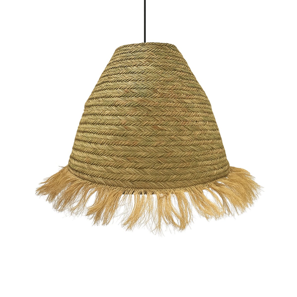 Suspension secteur BIG ANAFI OUTDOOR CABLE beige, LUMISKY