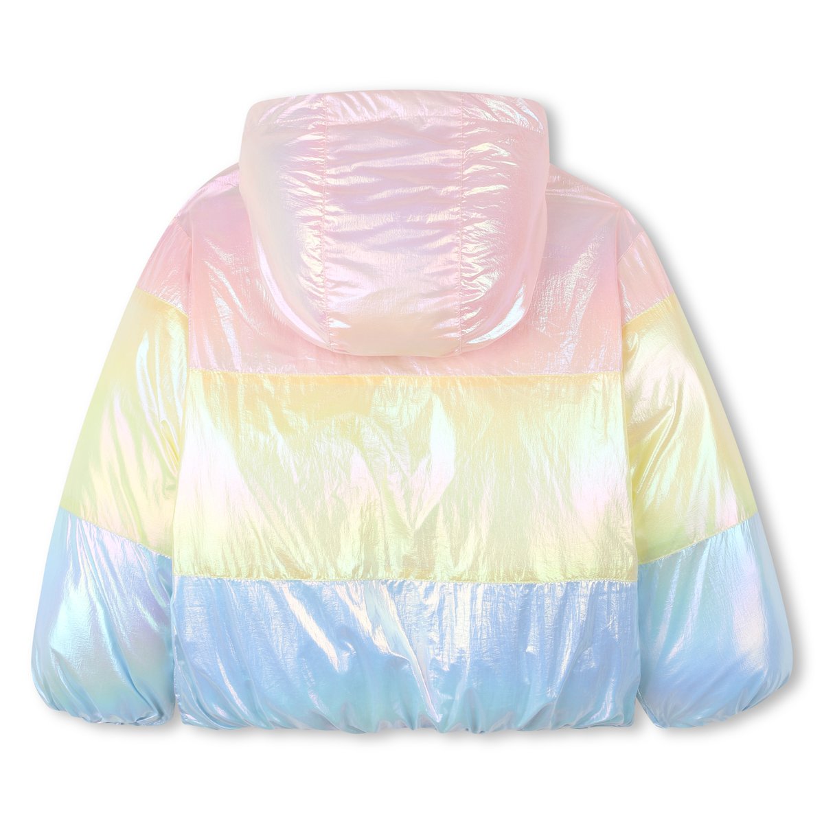 Veste tricolore à capuche peche, BILLIEBLUSH