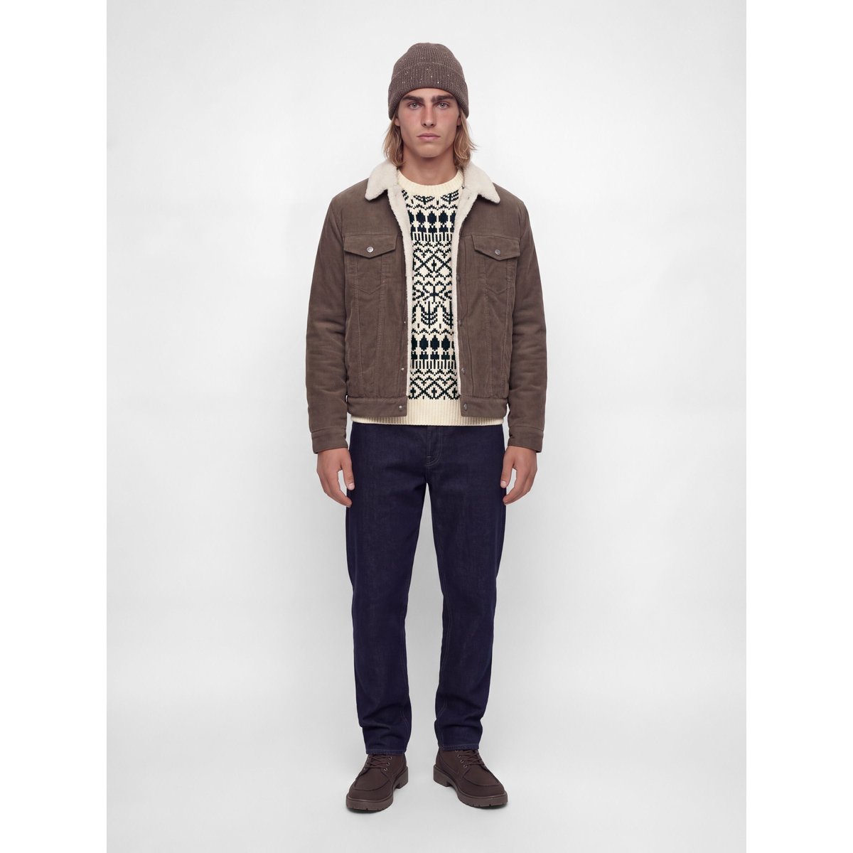 Pull En Maille blanche - parchment 1, JACK & JONES