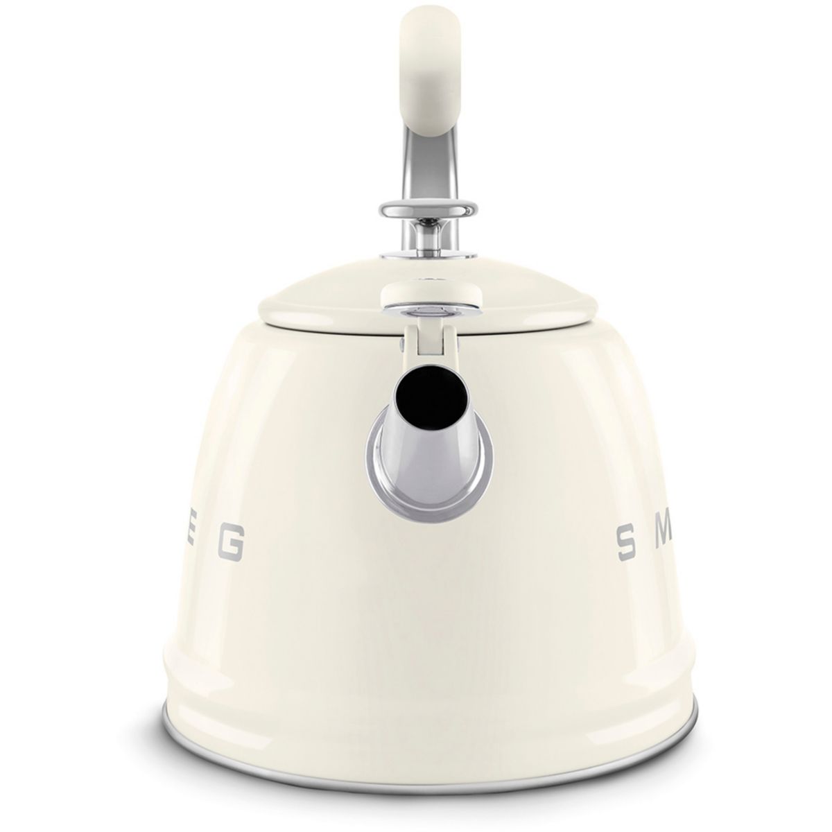 Bouilloire Sifflante 2.3L crème couleur unique, SMEG