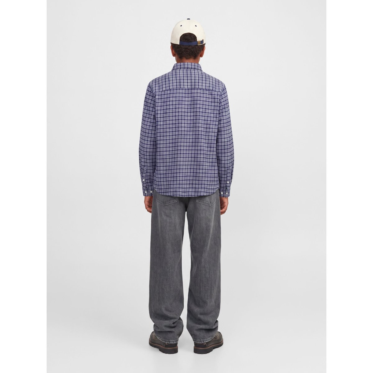 Jean Baggy Fit grey denim 1, JACK & JONES JUNIOR