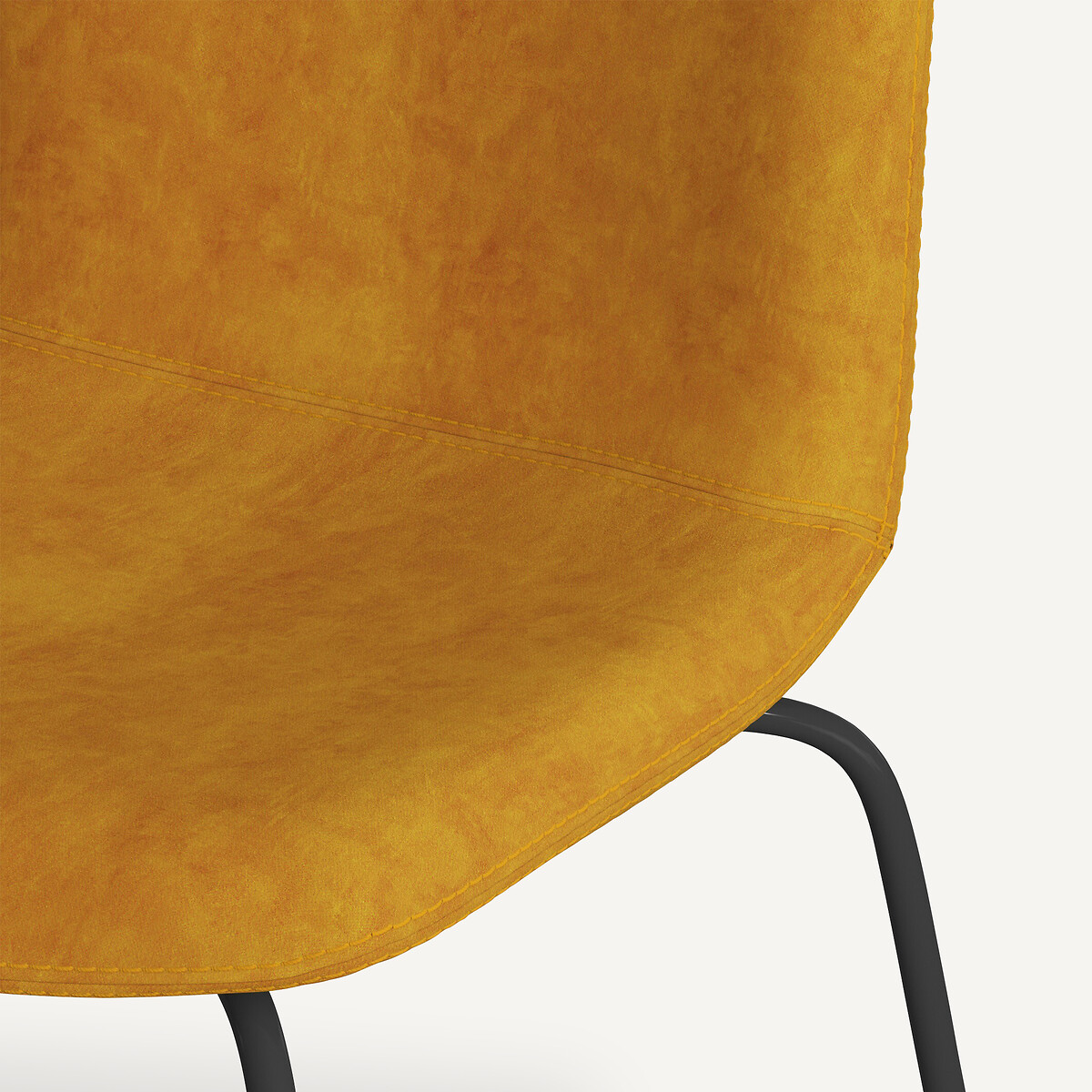 Chaise velours Tibby moutarde, AM.PM