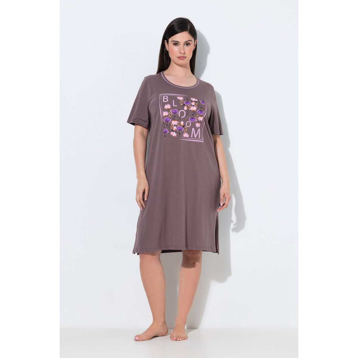 Lot de 2 chemises de nuit / grands T-shirts terre, ULLA POPKEN