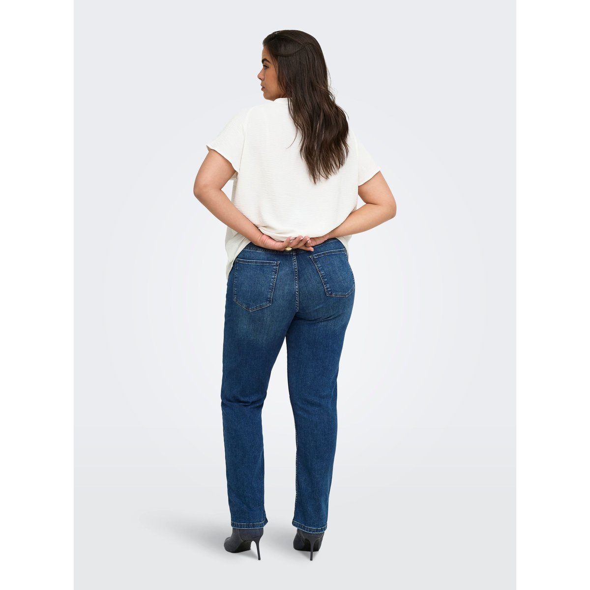 Jean Slim medium blue denim 1, ONLY CARMAKOMA