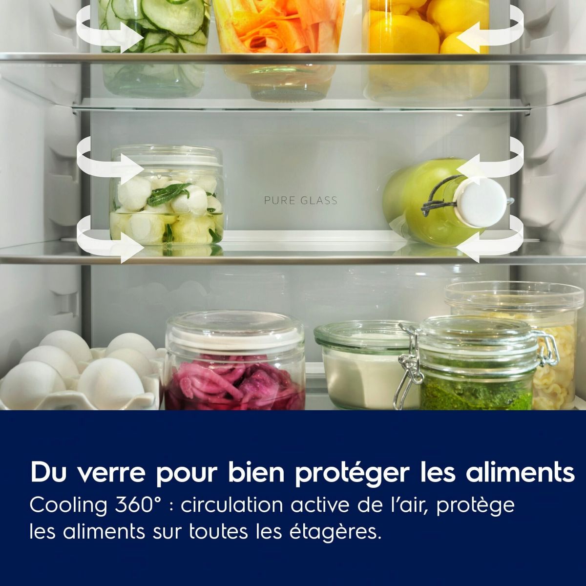 Réfrigérateur combiné KNA7CE18S intégrable, ELECTROLUX