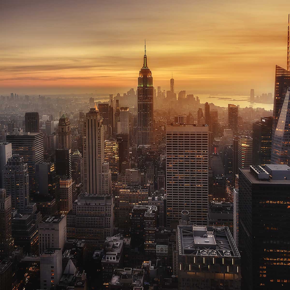 Tableau manhattan's light tableau alu dibond, HEXOA