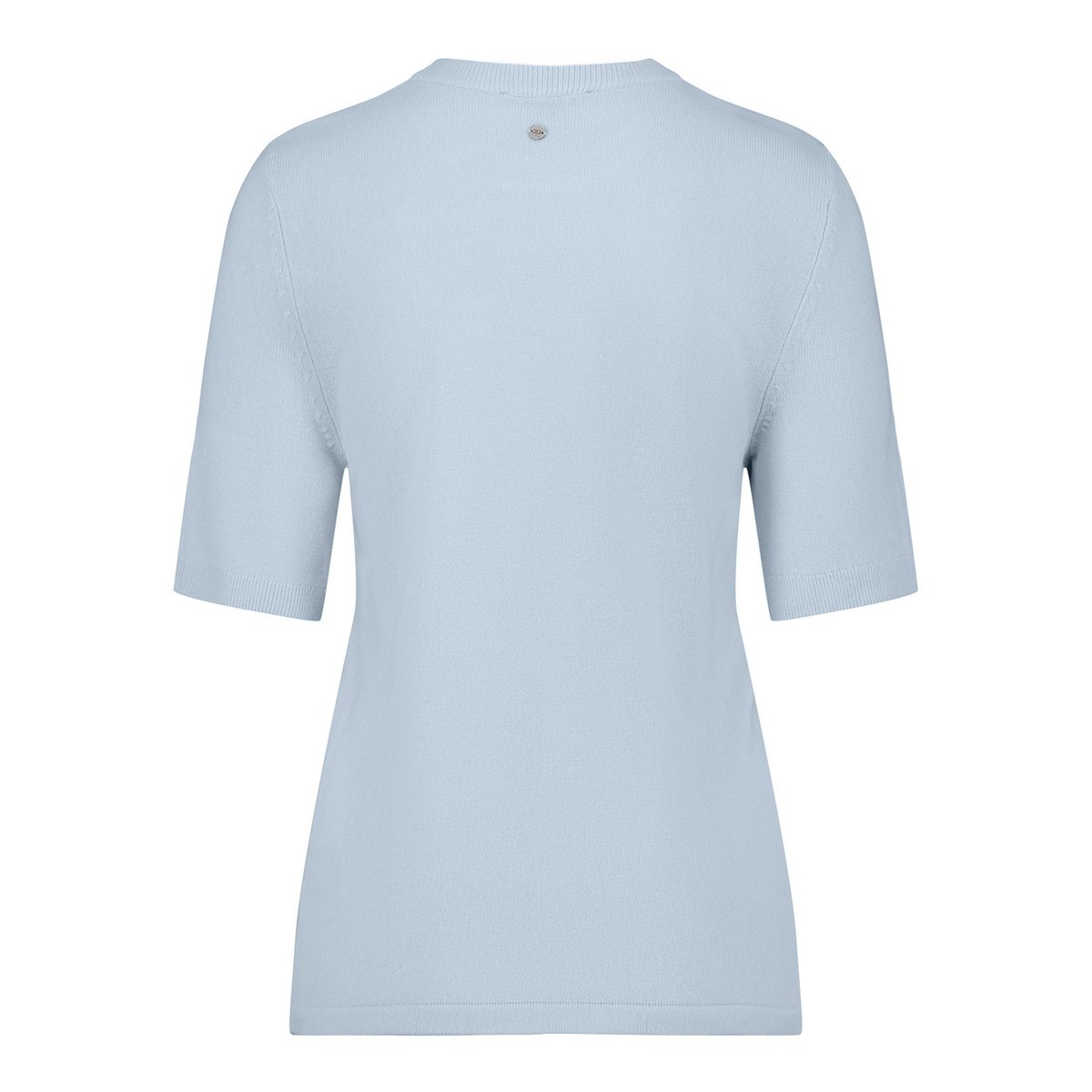 Pull-over en maille basique manches courtes blue fog, ZERO