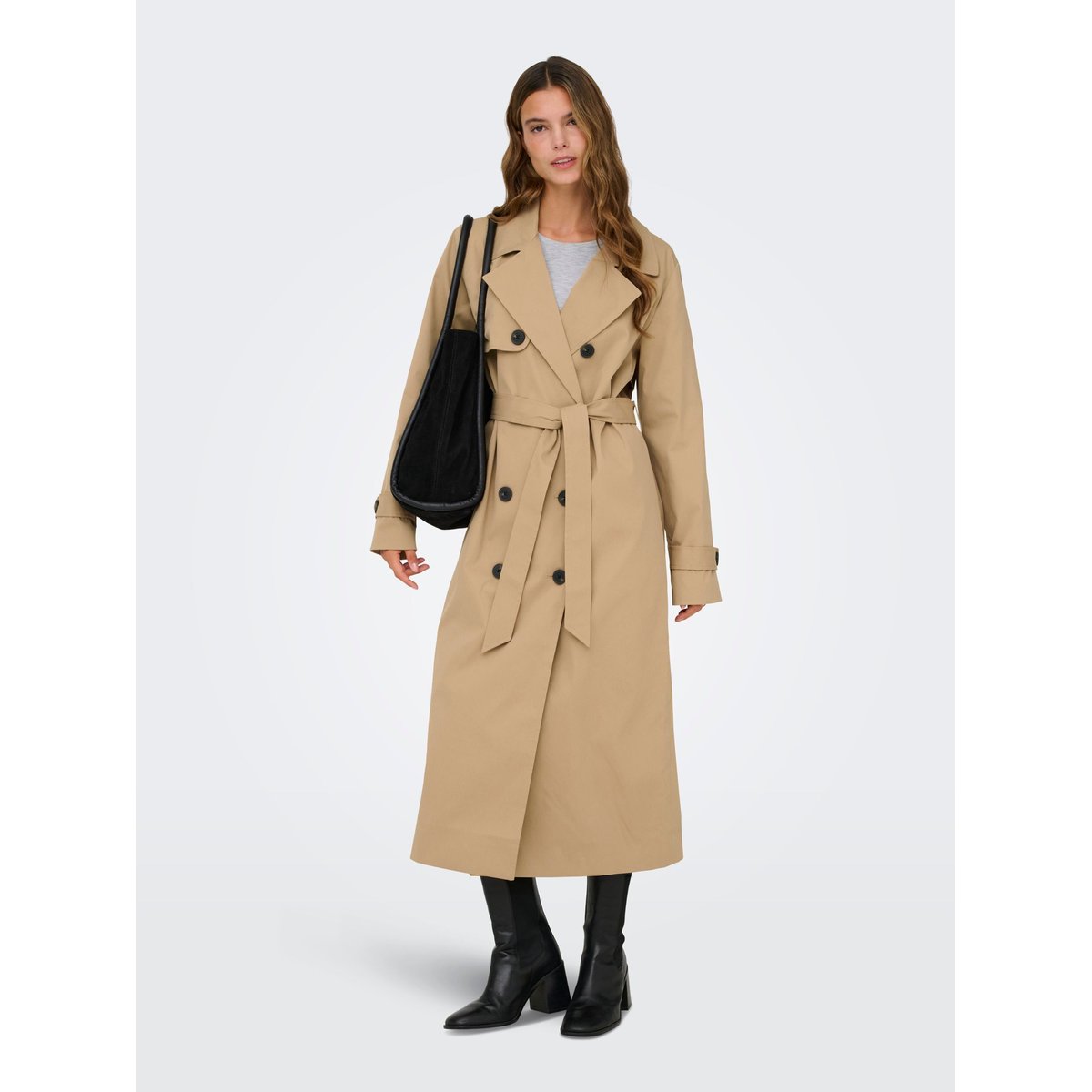 Trench Coat marron - tannin, ONLY