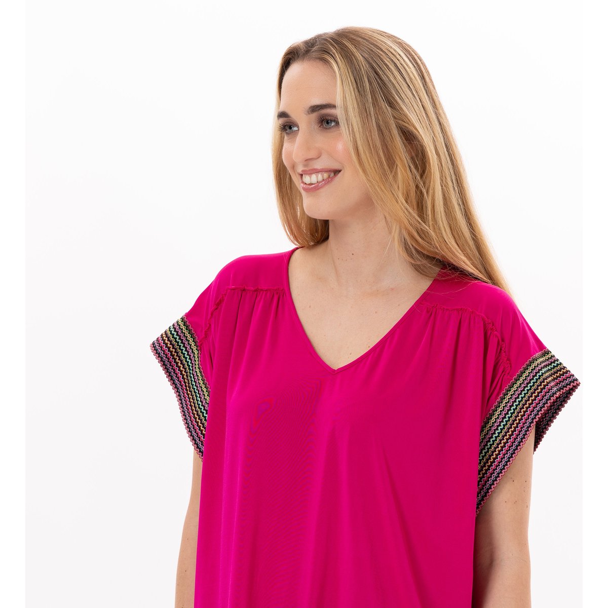 Tee-shirt en jersey PAMPELONNE 930 rose, LE CHAT