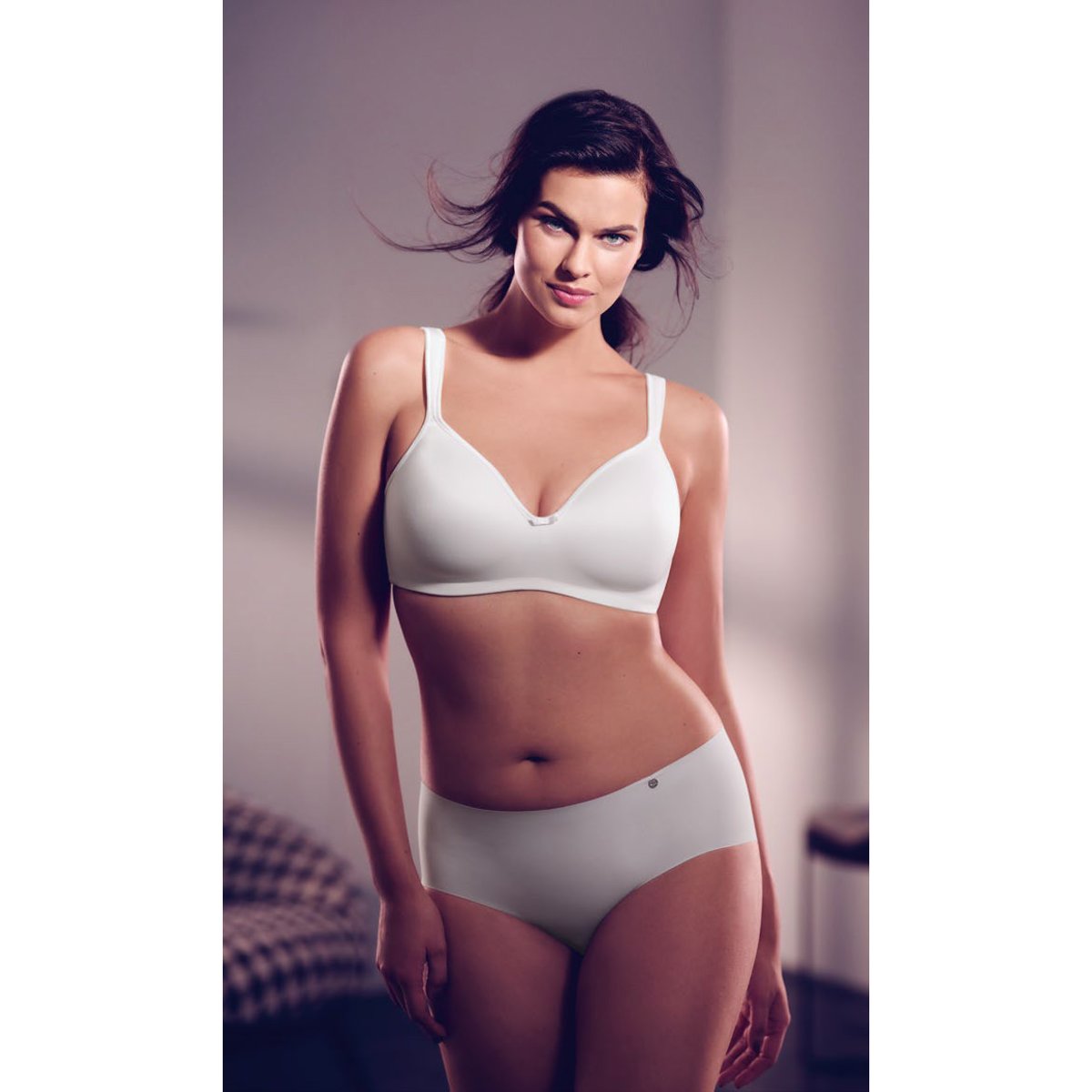 Soutien-gorge sans armatures Victoria ivoire ivoire, LISCA