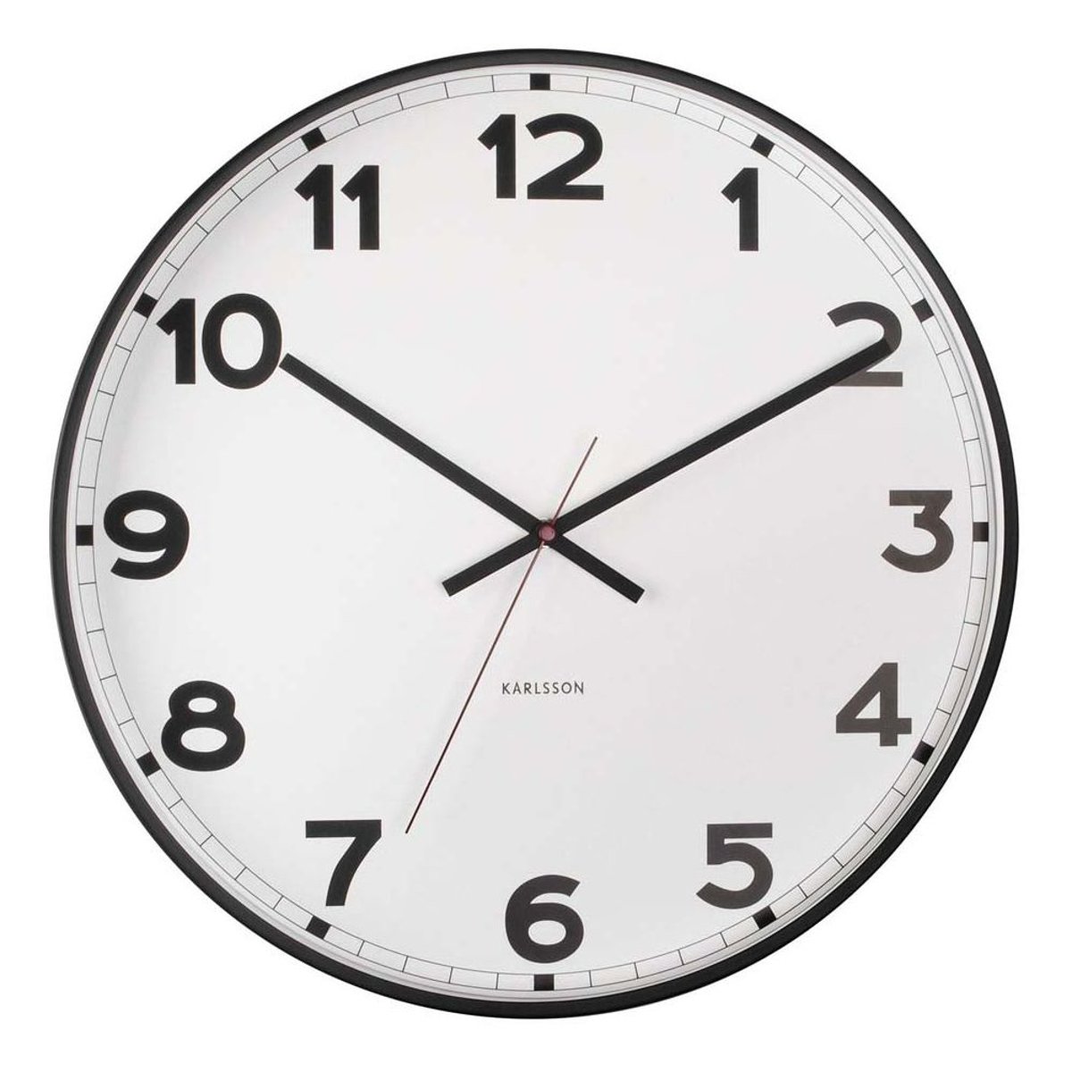 Horloge Murale Le fer NEW CLASSIC blanc, KARLSSON