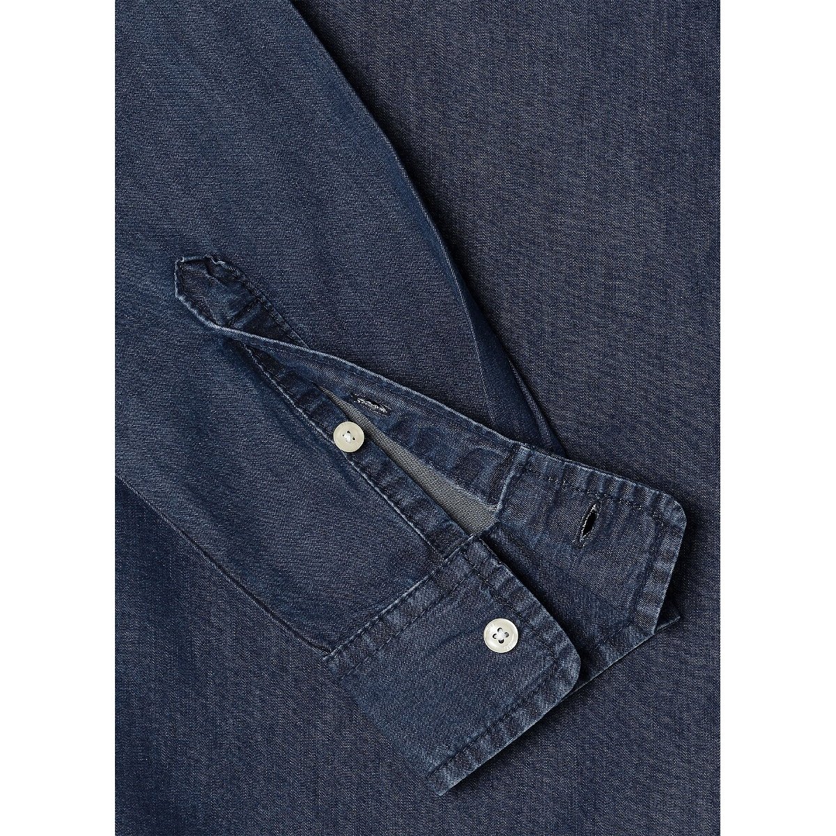 Chemise manches longues denim bleu foncé, PEPE JEANS