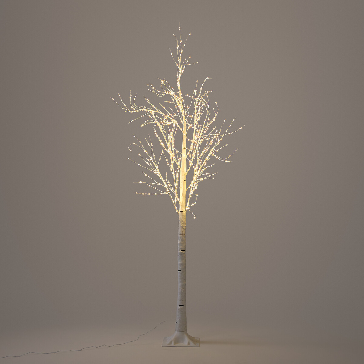 Arbre de Noël lumineux H220 cm, Djeva blanc, LA REDOUTE INTERIEURS