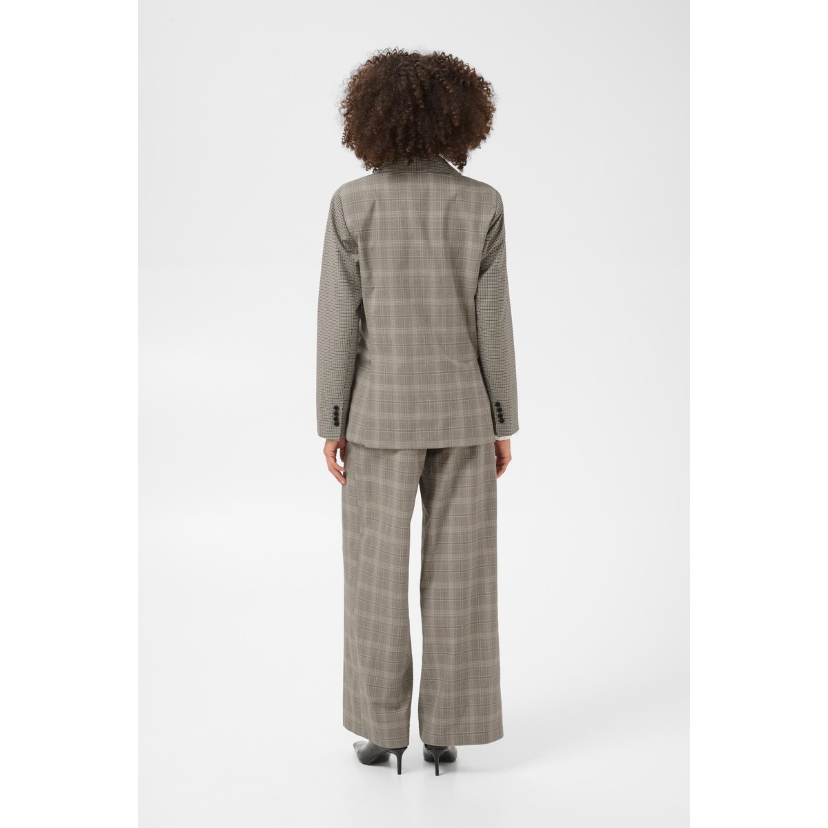 Blazer beige gray beige check, CULTURE