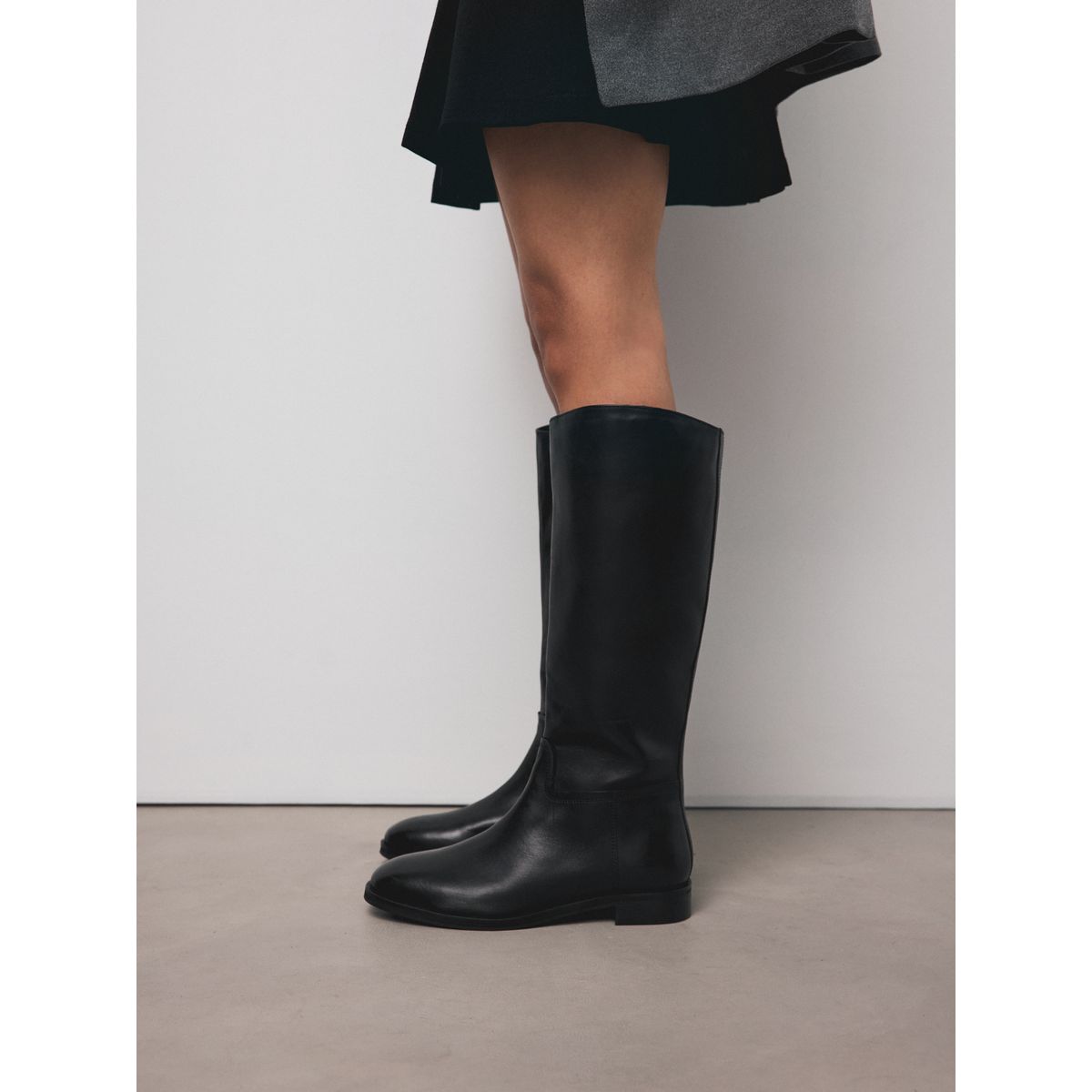Bottes d'équitation plates forever comfort® noir, NEXT