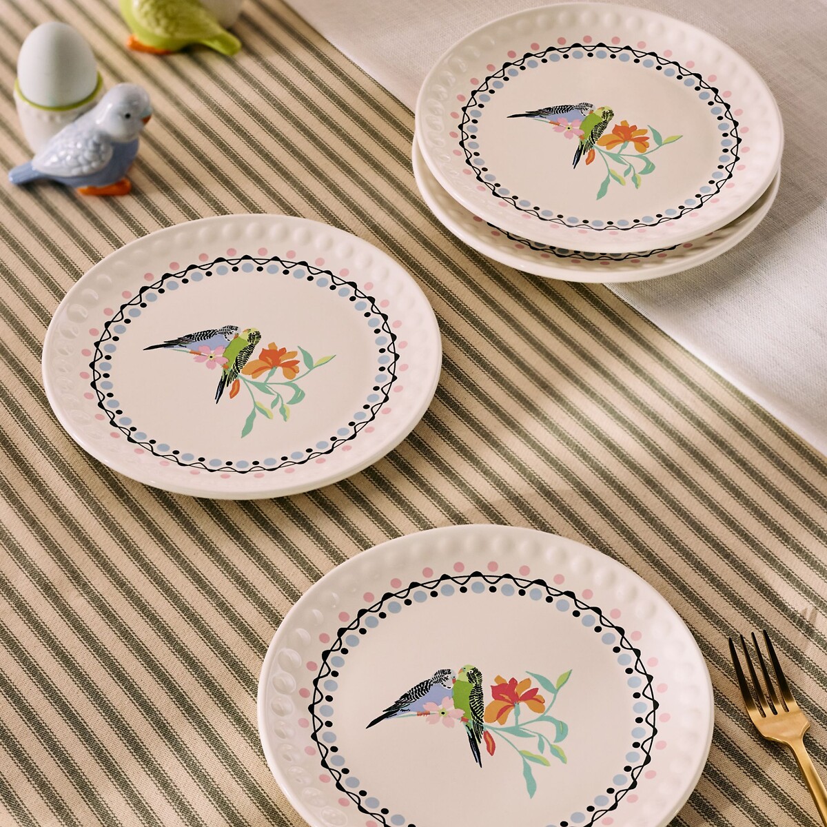 Painted Table Side Plate multi-coloured, CATH KIDSTON