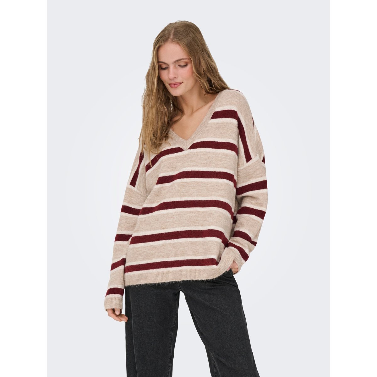 Pull En Maille humus 1, ONLY