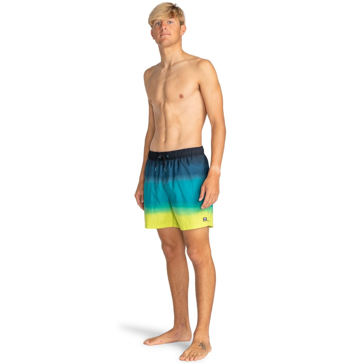 Short de bain ALL DAY FADE 16" noir black, BILLABONG